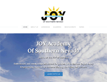 Tablet Screenshot of joy-academy.org